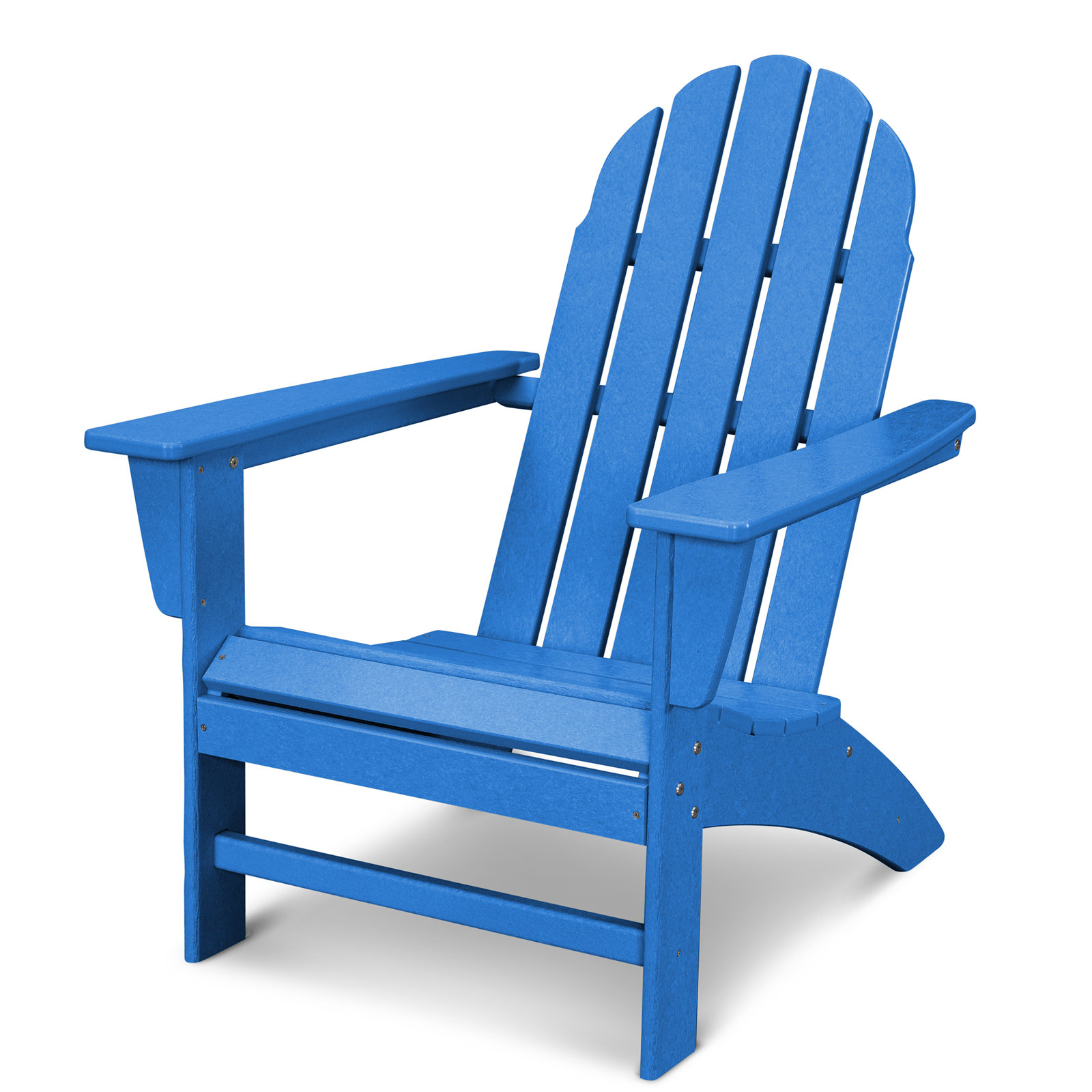POLYWOOD® Vineyard Adirondack Chair, Pacific Blue