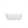 67'' Glossy Acrylic Freestanding Soaking Bathtub With Integrated Slotted Overflow And Brushed Nickel Toe-Tap Drain
