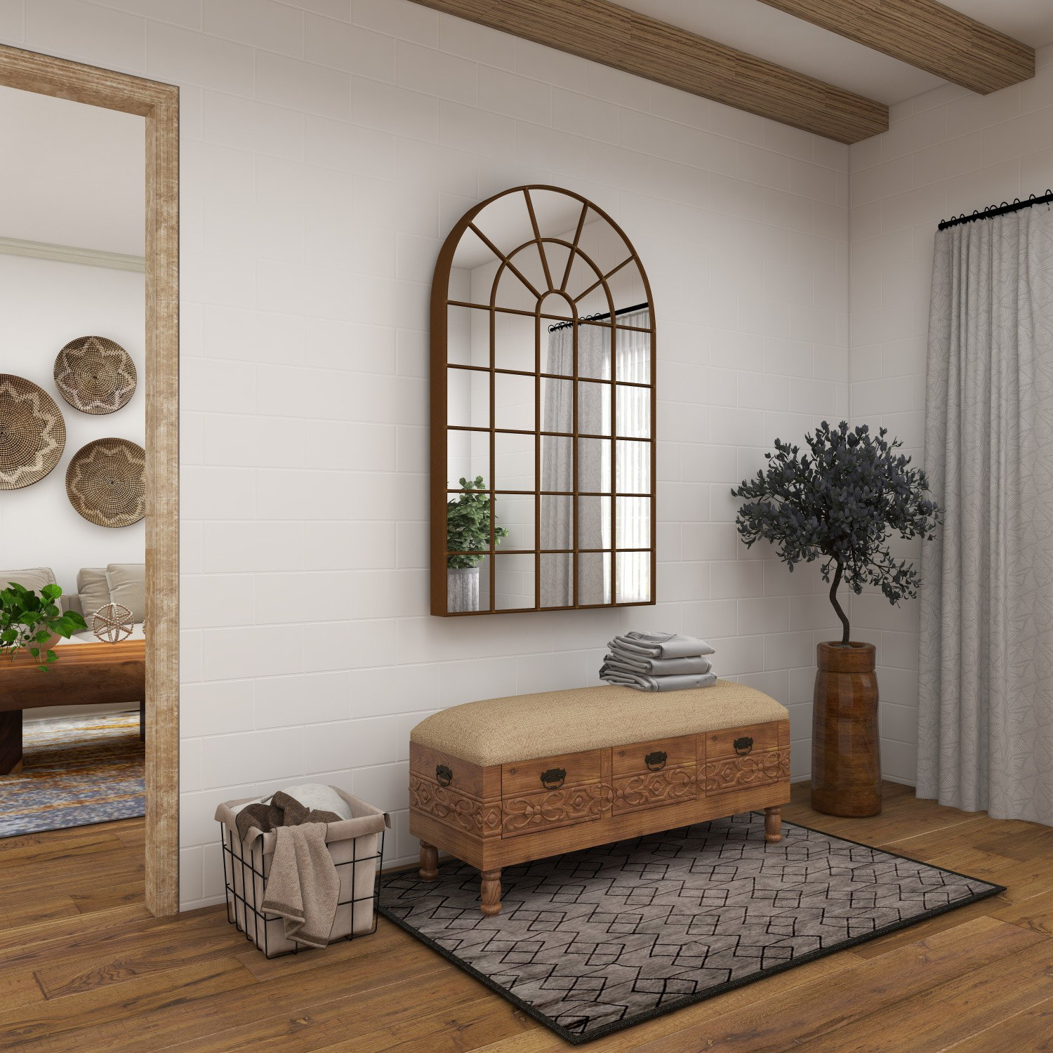 Armetta Arch Wall Mirror