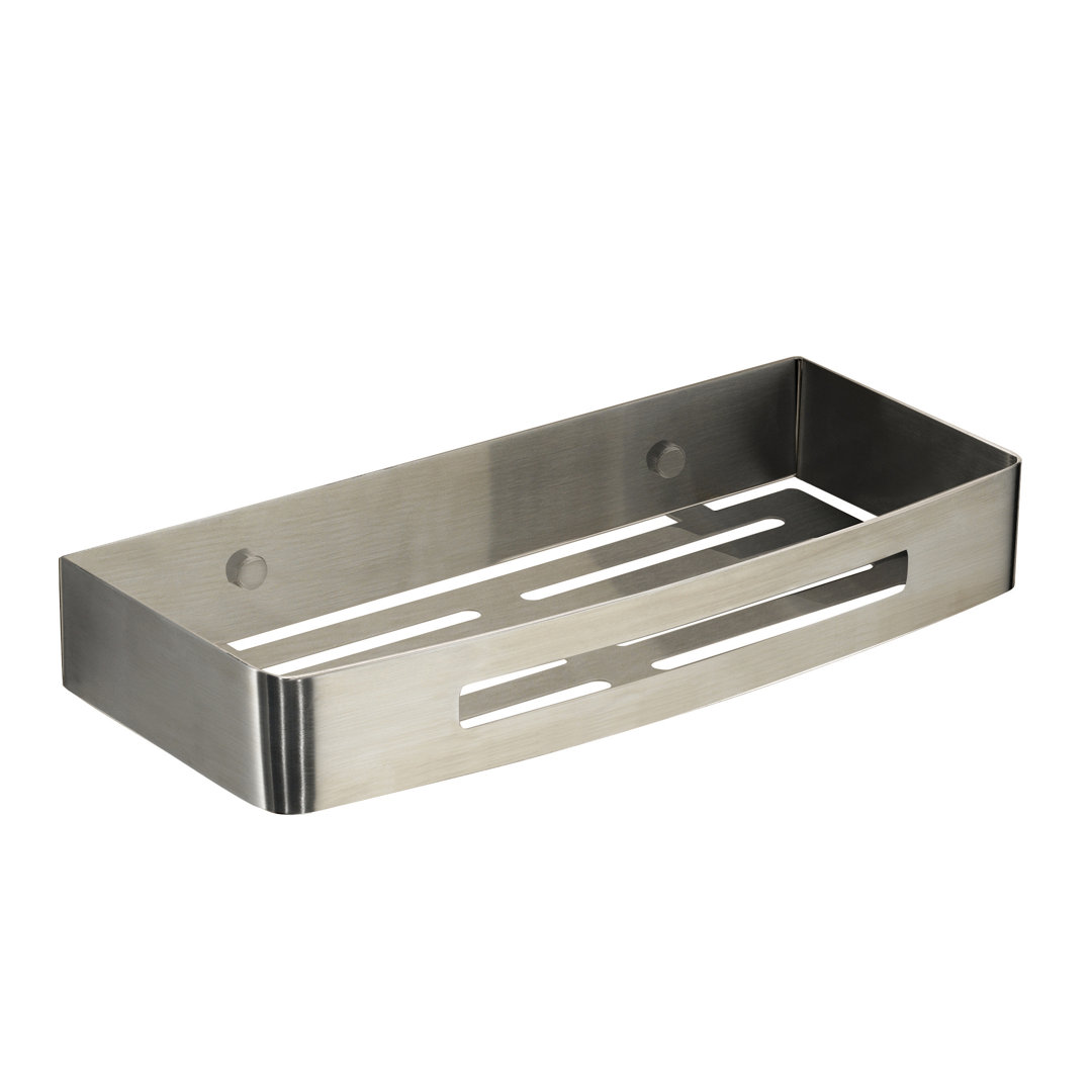 Nerva Shower Basket - Brushed Stainless Steel
