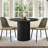 18" Seat Height Chenille Upholstered Dining Side Chair-696892032