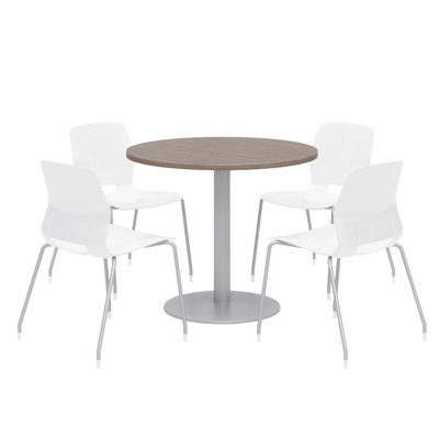36" L Round Breakroom Table and Chair Set