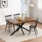 55.11" -70.86"Retro Rectangular Dining Table-1034336296