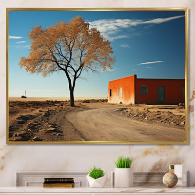 Desert Tree Bliss In Dakota sur impression sur toile