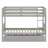 Bunk Bed With Integrated Trundle, Sturdy Ladder, And Protective Guardrails-1860375030