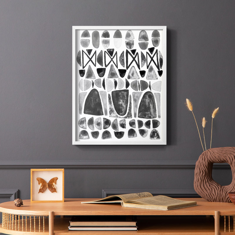 «Gray Arches III», reproduction encadrée - bois massif, Cadre simple blanc, H 10 po x l 8 po