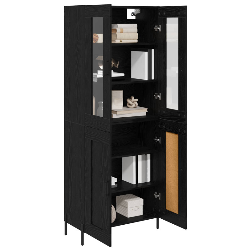 69.5cm Sideboard, Black Oak