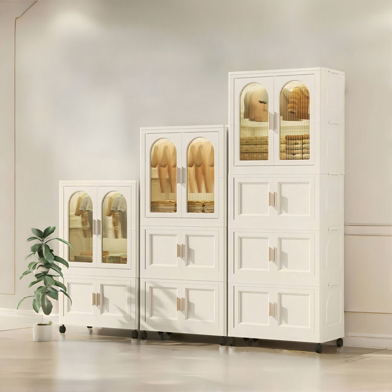 Plastic Storage Cabinet with Wheels