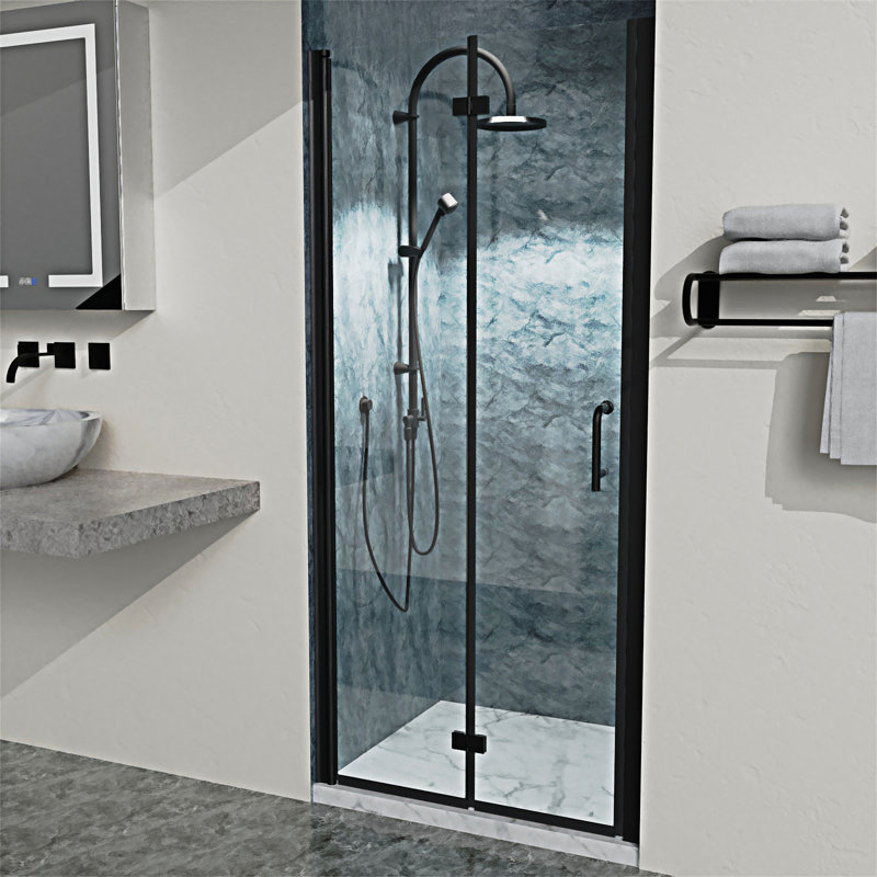 Bi-Fold Semi-Frameless Shower Doors