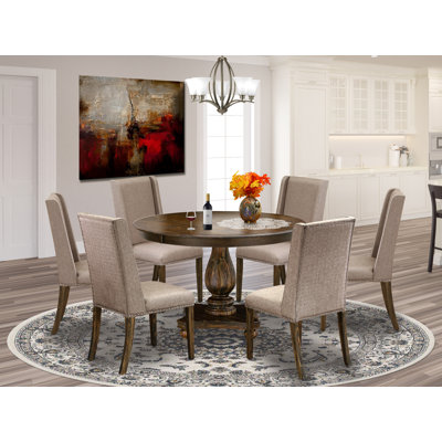 Acacia Solid Wood Dining Set
