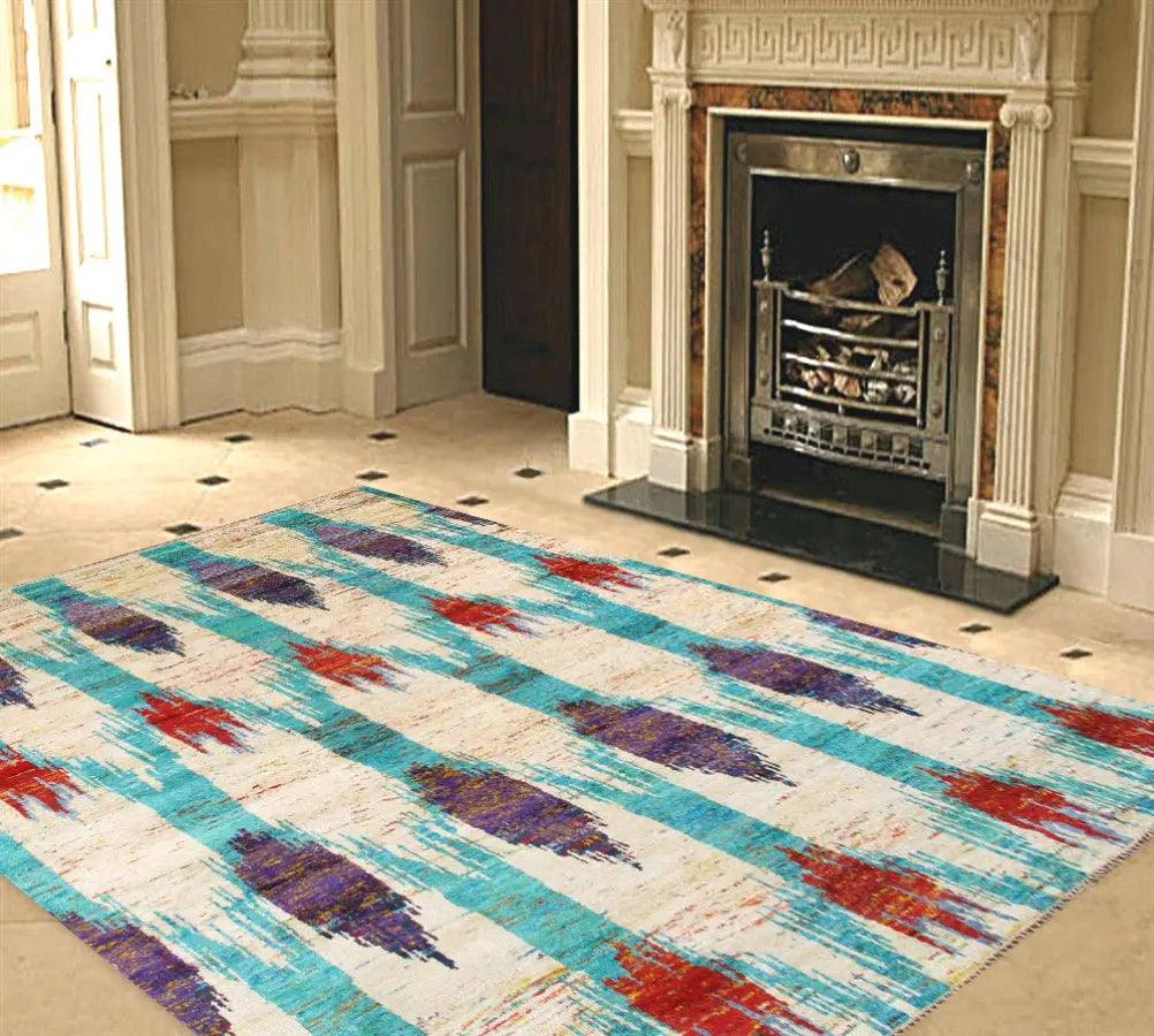 Isabelline Ghia Argyle Handmade Rectangle 9' x 12' Cotton/Wool Area Rug ...