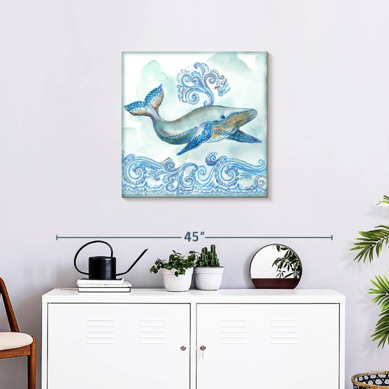 Brampt Boho Shells - Whale, 24" H x 24" W