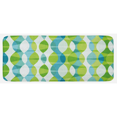 Modern & Contemporary Solid Color Synthetic Kitchen Mat