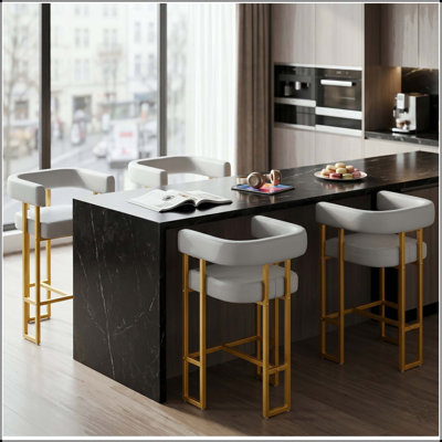 Ensemble de 4 tabourets de bar à hauteur de comptoir Modern
