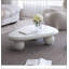 Table basse Cloud avec 3 pieds sphériques et table d'appoint moderne