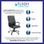 High Back Executive Swivel Office Chair with Metal Frame and Arms-955879475