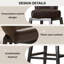 Tabouret de comptoir pivotant
