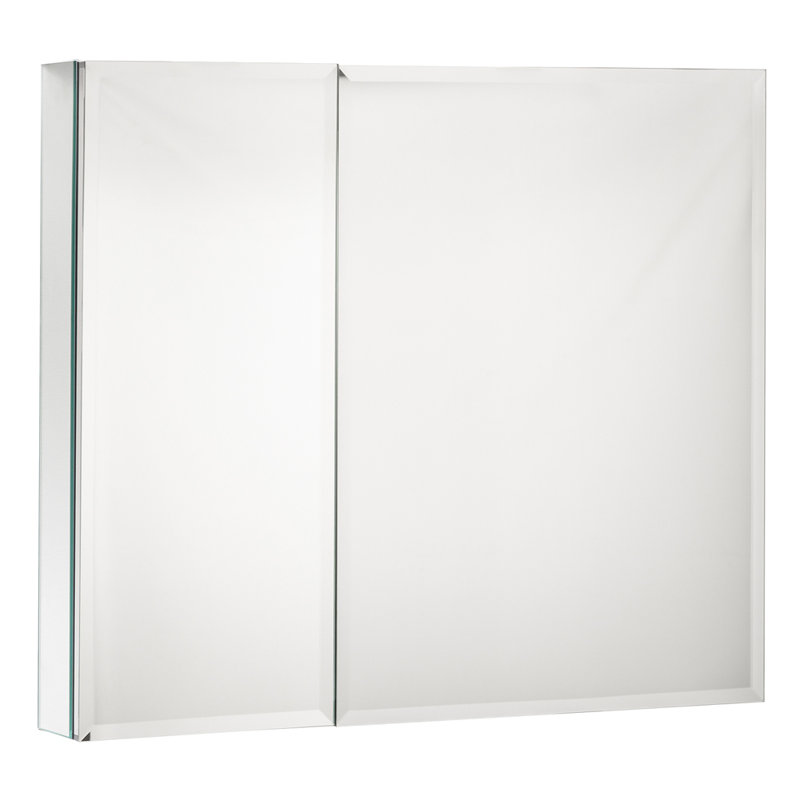 Armoire à pharmacie sans cadre à fixation en surface avec 2 tablettes réglables Subka