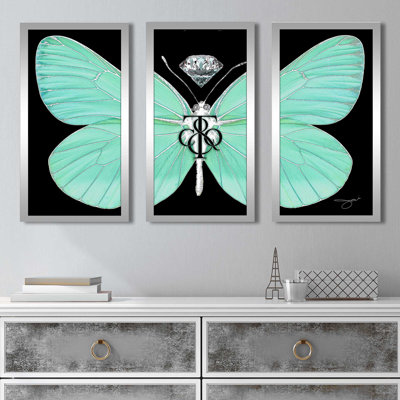" Tiffany Butterfly " by Jodi 3 - Pieces