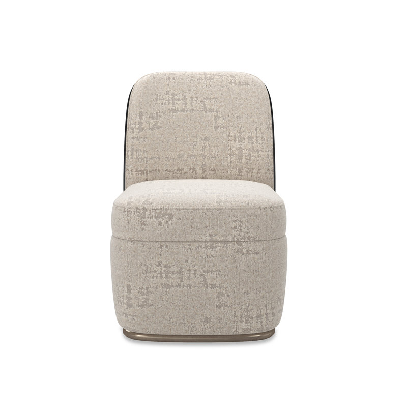 Cabochon Upholstered Accent Chair