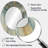 October Mist I - Gray Oval Wall Mirror Decor-1965994842