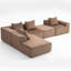 Canapé modulaire à compression multi-personnes pouvant être librement combiné-33005-5-1203675491