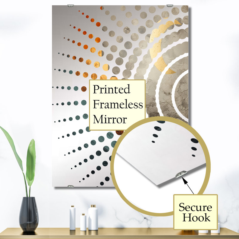 Miroir mural Osby - Abstract Collages MIR133710, 40 po x 30 po