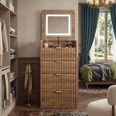 Petit meuble-lavabo 3 en 1 avec miroir