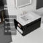Meuble-lavabo flottant avec porte à fermeture douce et comptoir en marbre de culture-849903823
