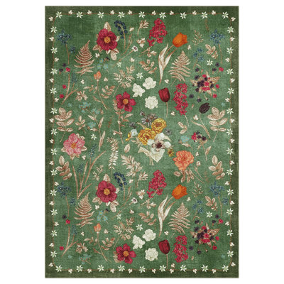 Tapis rétro rétro taupe lavable intérieur bohème tapis rétro patiné pour le salon antidérapant doux pour la chambre à coucher douce salle à manger bureau à domicile