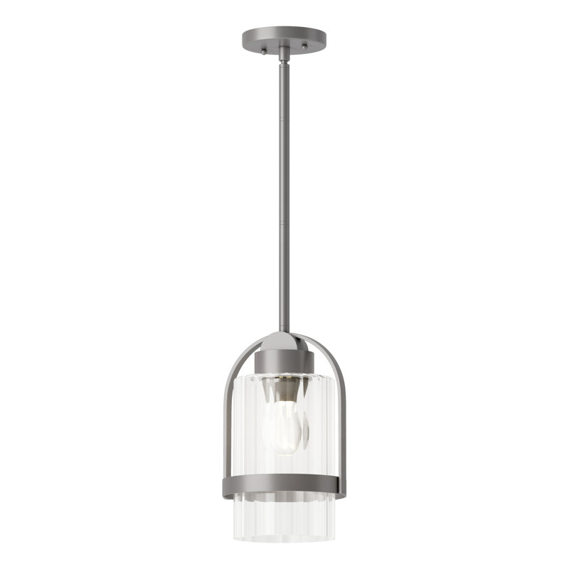 Alcove Outdoor Pendant, Clear, Coastal Burnished Steel