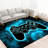Modern Cool Tech Gaming Rug - Gamepad Controller Pattern Carpet For Boys Teens' Bedroom Living Room Leisure Space Decor