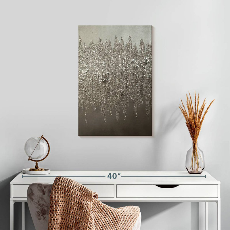 Avery Silver Shimmer, 24" H x 16" W