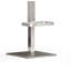 Ruger Swivel Upholstered Adjustable Height Bar Stool with Stainless Steel Frame-16227595-25634991