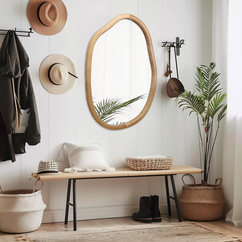 Miroir mural moderne et irrégulier pour décoration murale