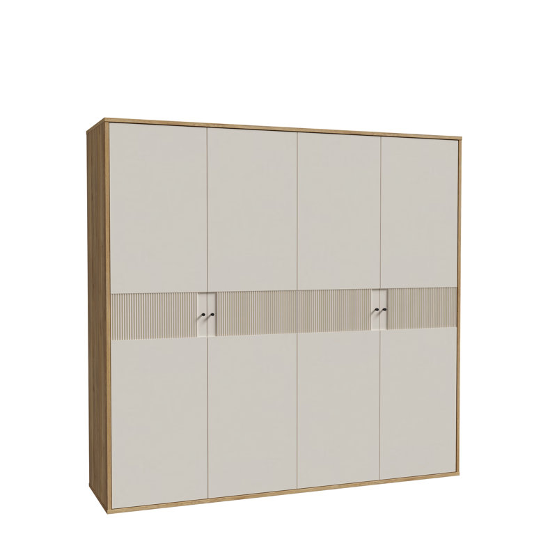 Roderic 4 Door Manufactured Wood Wardrobe