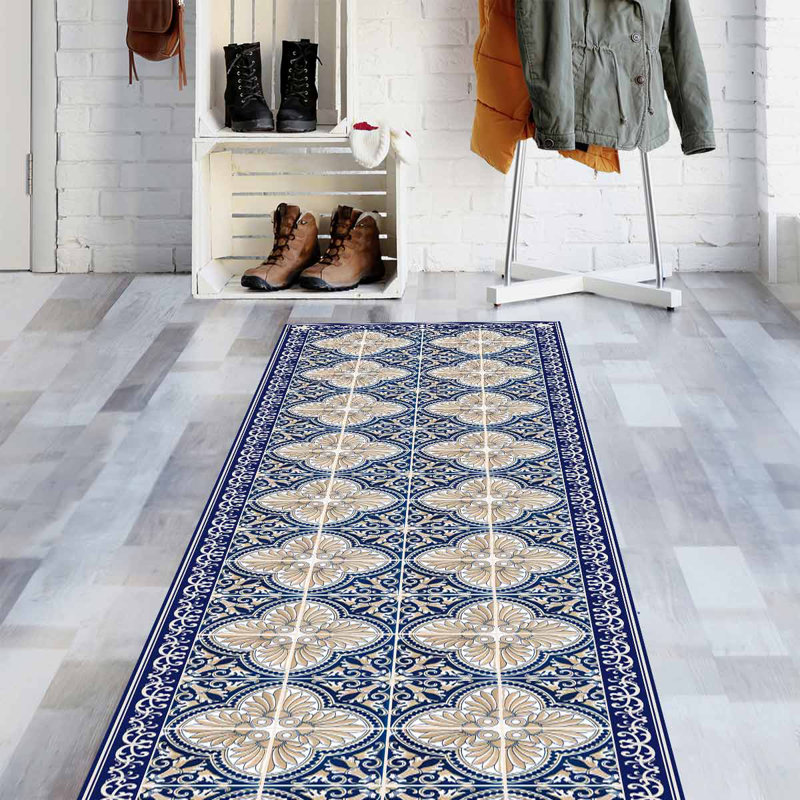 Bynoe Geometric Kitchen Mat, Runner 65 x 266cm
