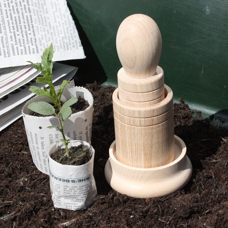 Wood Plant Stand
