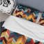 Ensemble de housse de couette à motif de chevrons multicolores Urban Geometric-949028519
