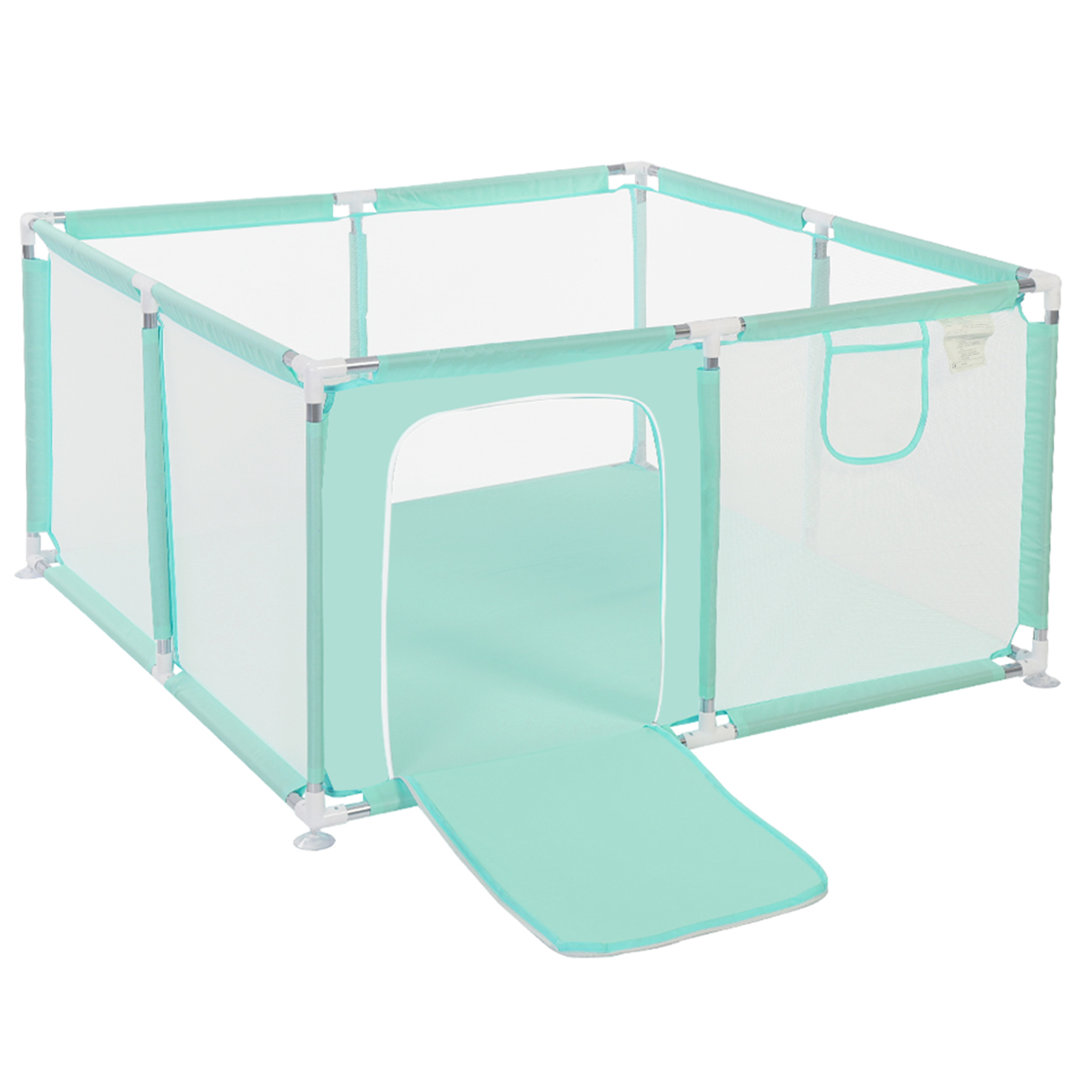 50" x 50" Baby Playpen, Anti-Fall Toddler Kids Playard for Indoor and Outdoor Toocapro 