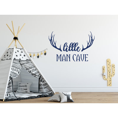 Adhésif décoratif petite chambre «Little Man Cave»