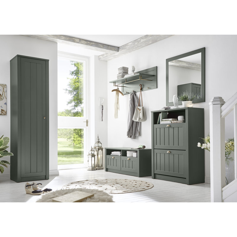 Rhode 1 Door Manufactured Wood Wardrobe