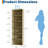 6 Tier Tall Wooden Bookcase Open Bookshelf Display Storage for Home Office-607862122