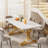 Keidenel Metal Base Dining Table-1798318633