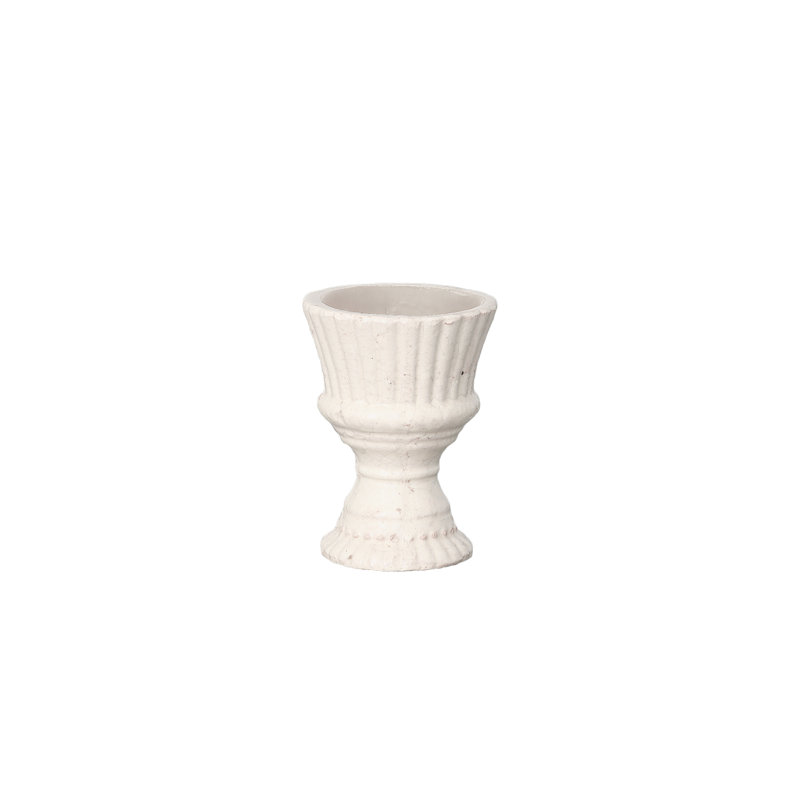 Terre cuite blanc lustré