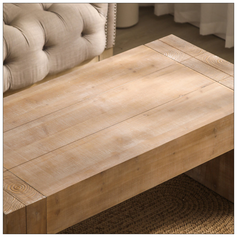 Table basse de salon, Naturel