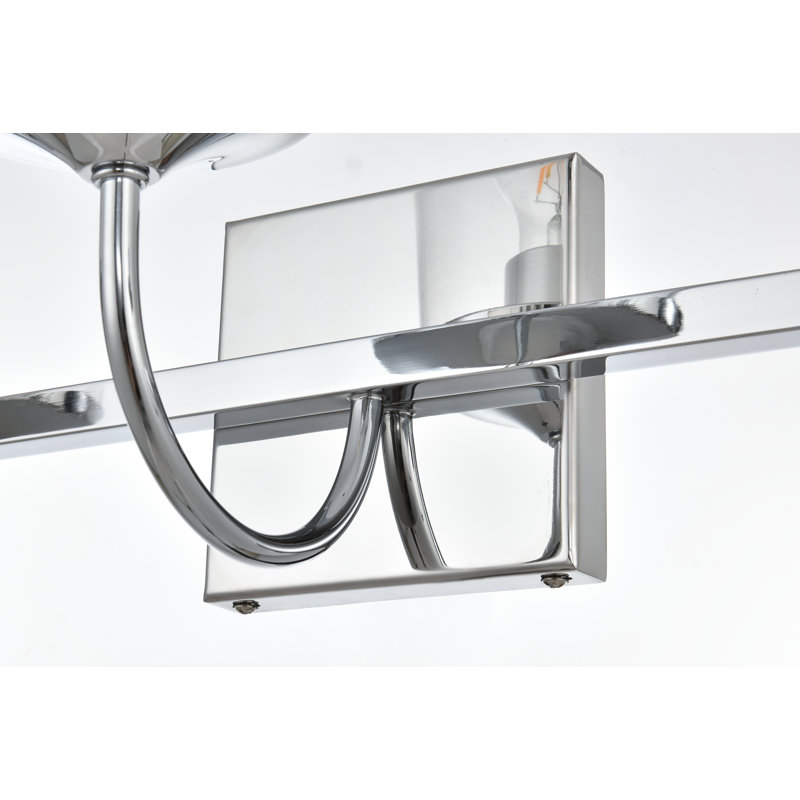 Lumière de meuble-lavabo à intensité variable, Chrome, Une lumière, H 10 po x l 5 po x P 5 po