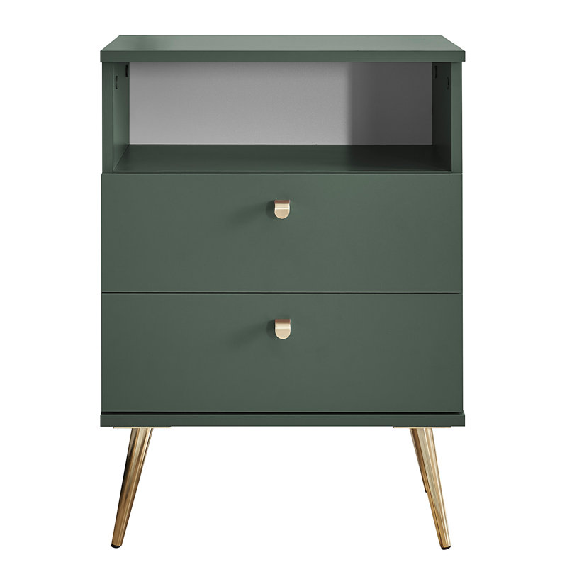 PICUDO Bedside table, green