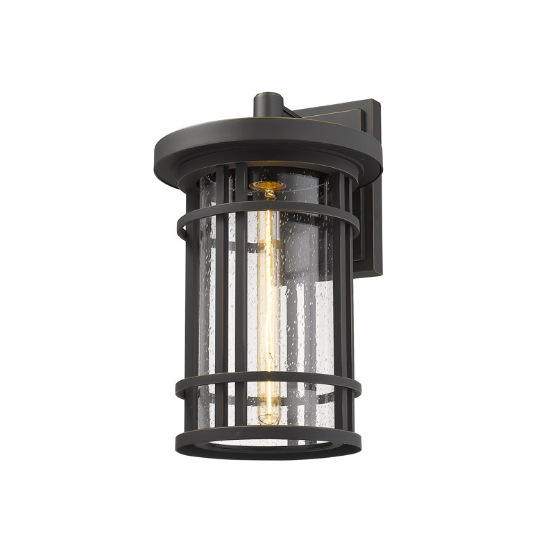 Landry Aluminum Wall Light, Oil Rubbed Bronze, 16.75" H x 10" W x 11.25" D