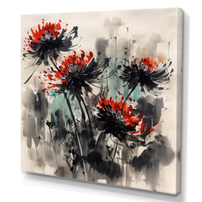 «Ruthellen Bloud Red Flower», reproduction sur toile